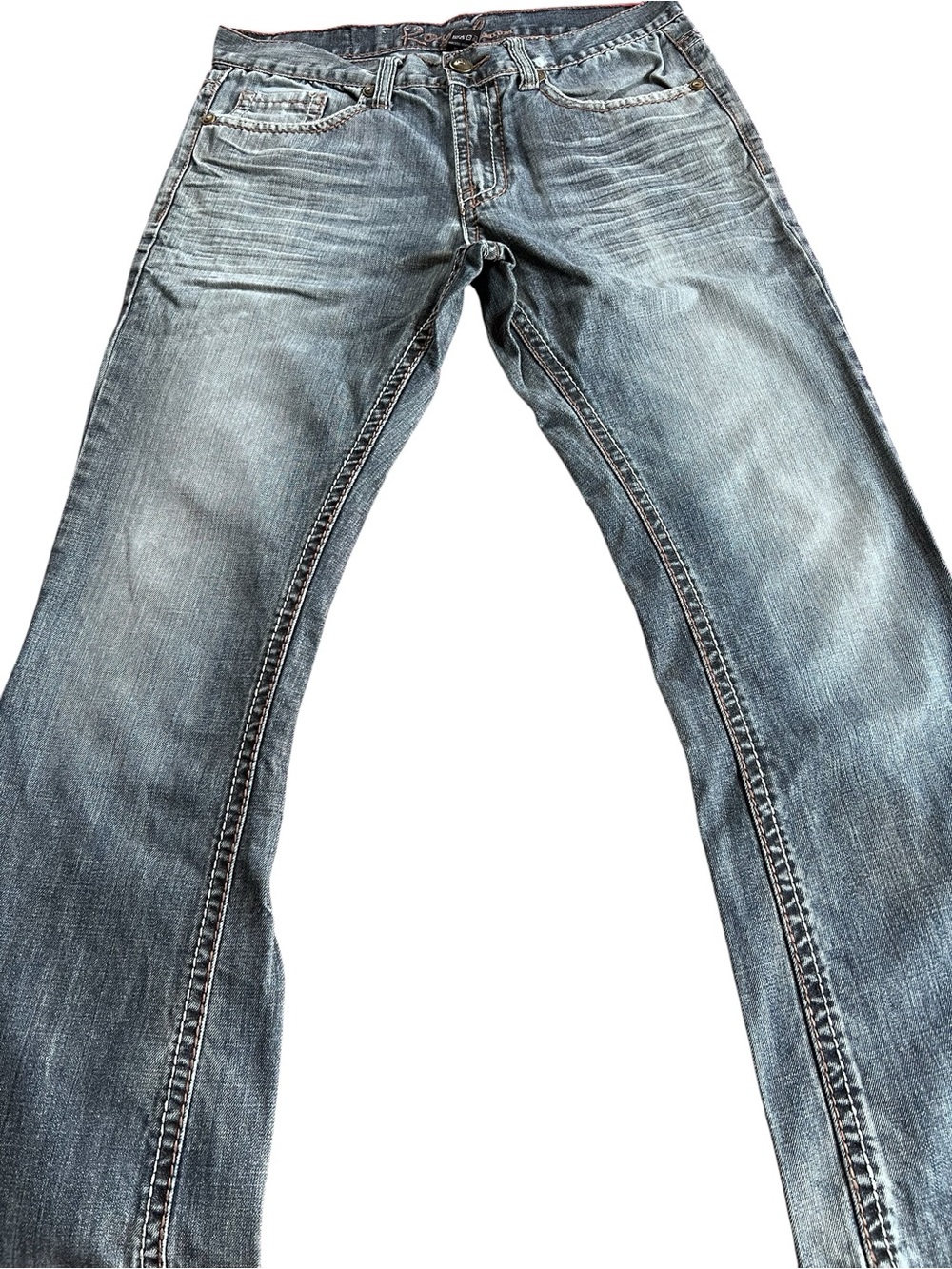 ROYAL PREMIUM Light Blue Men's Bootcut Jeans - Classic Comfort